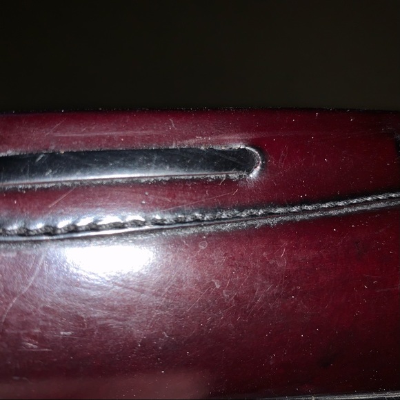 #SOLD#COLEHAAN DK BURGUNDY PINCHED TASSELFRINGE … - Picture 10 of 11